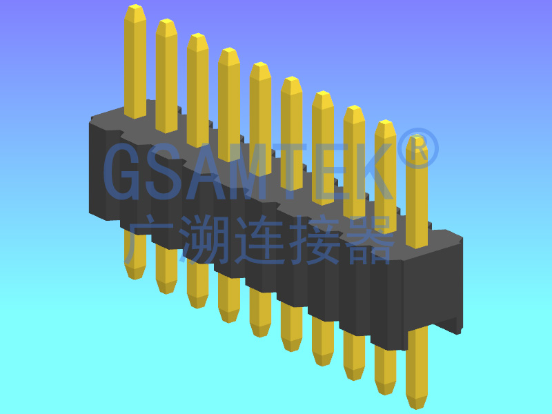 單排180度排針PH1.27 H2.5 W2.5