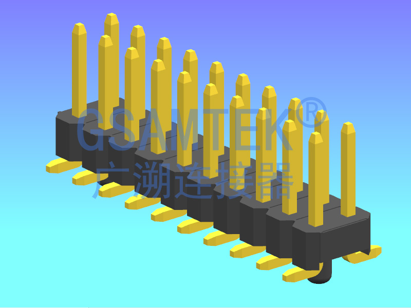 雙排SMT排針PH2.54 H2.5 W5.0