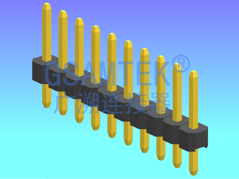 單排180度排針 PH2.54 H2.0 W2.5