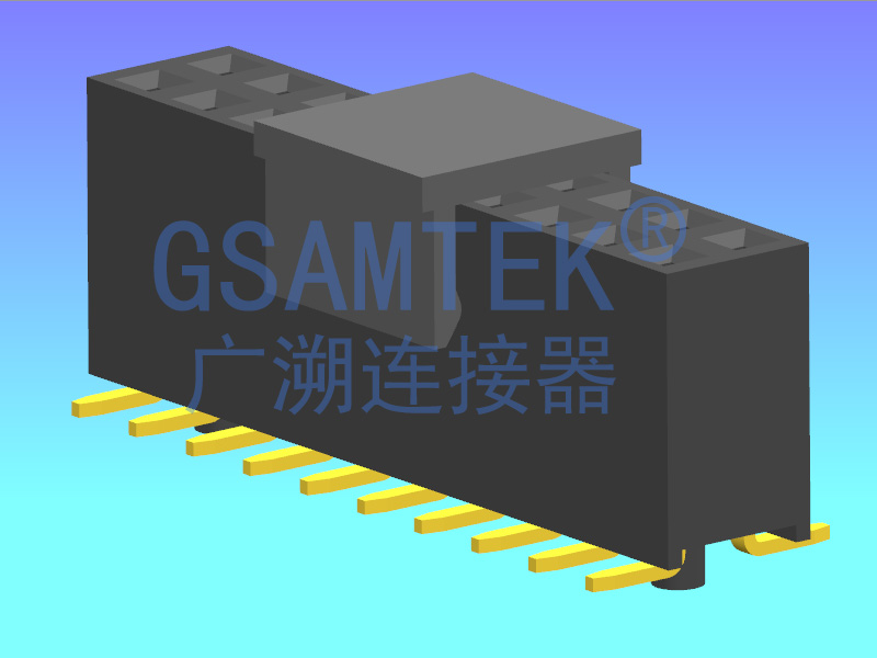 雙排SMT排母 PH2.54 H8.5 Y型