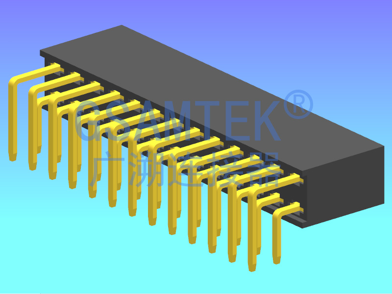 雙排90度排母 PH2.54 H8.5 Y型
