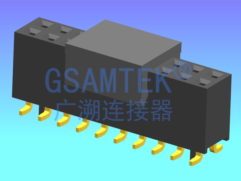 雙排SMT排母 PH2.0 H6.35 Y型