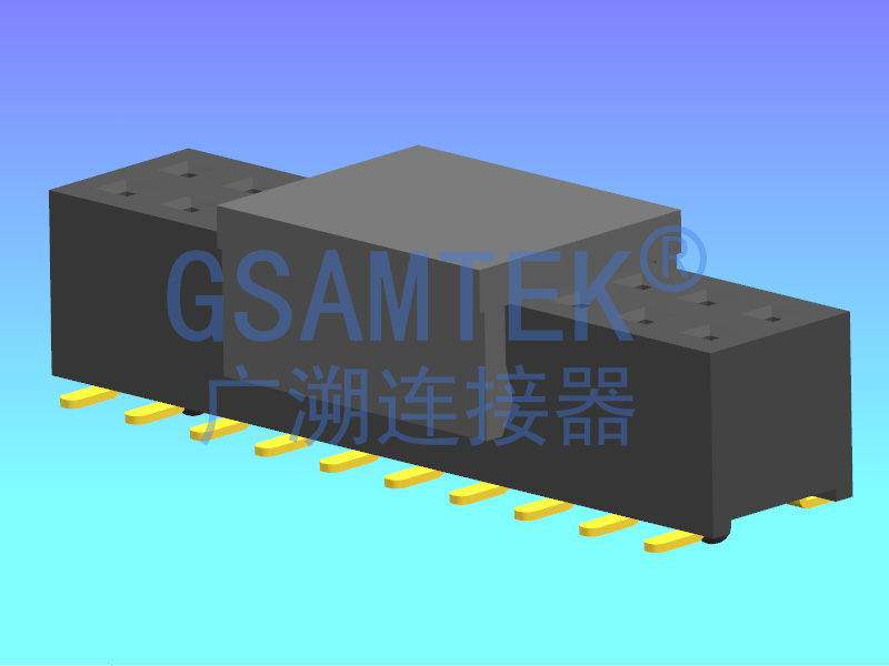 雙排SMT排母 PH2.0 H4.3/4.0/4.6 U型 W4.0/4.5