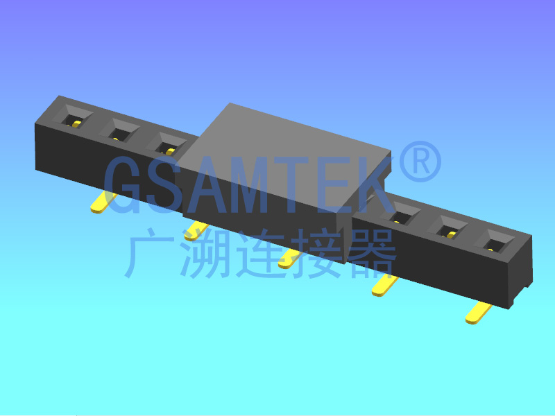 單排SMT度排母 PH2.0 H2.2 U型 W2.0/2.4