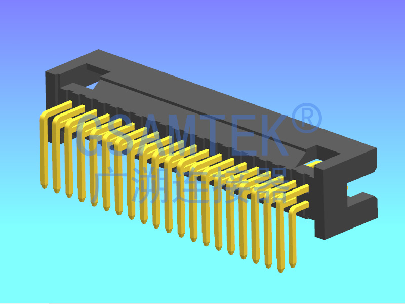 雙排90度簡(jiǎn)牛 PH1.27 H5.7 W5.6
