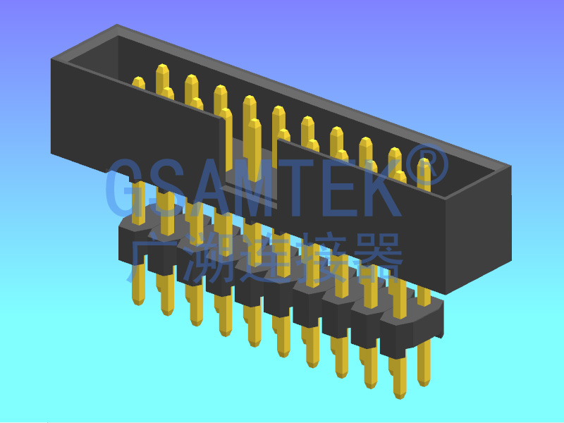 雙排雙塑180度簡牛 PH2.0 H5.7 W5.5